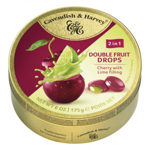 Cavendish & Harvey Cherry Candy with Lime Filling 175g