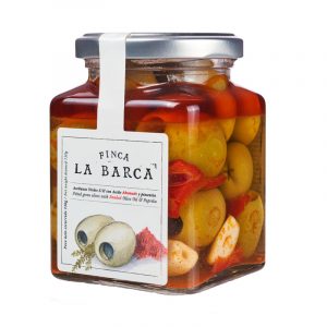 Finca La Barca Smoked Paprika Marinated Olives 300g