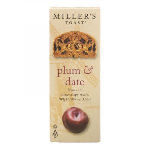 Tostas com Ameixa e Tamaras Millers Toast Artisan Biscuits 100g