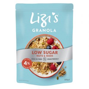 Lizis Low Sugar Granola 500g