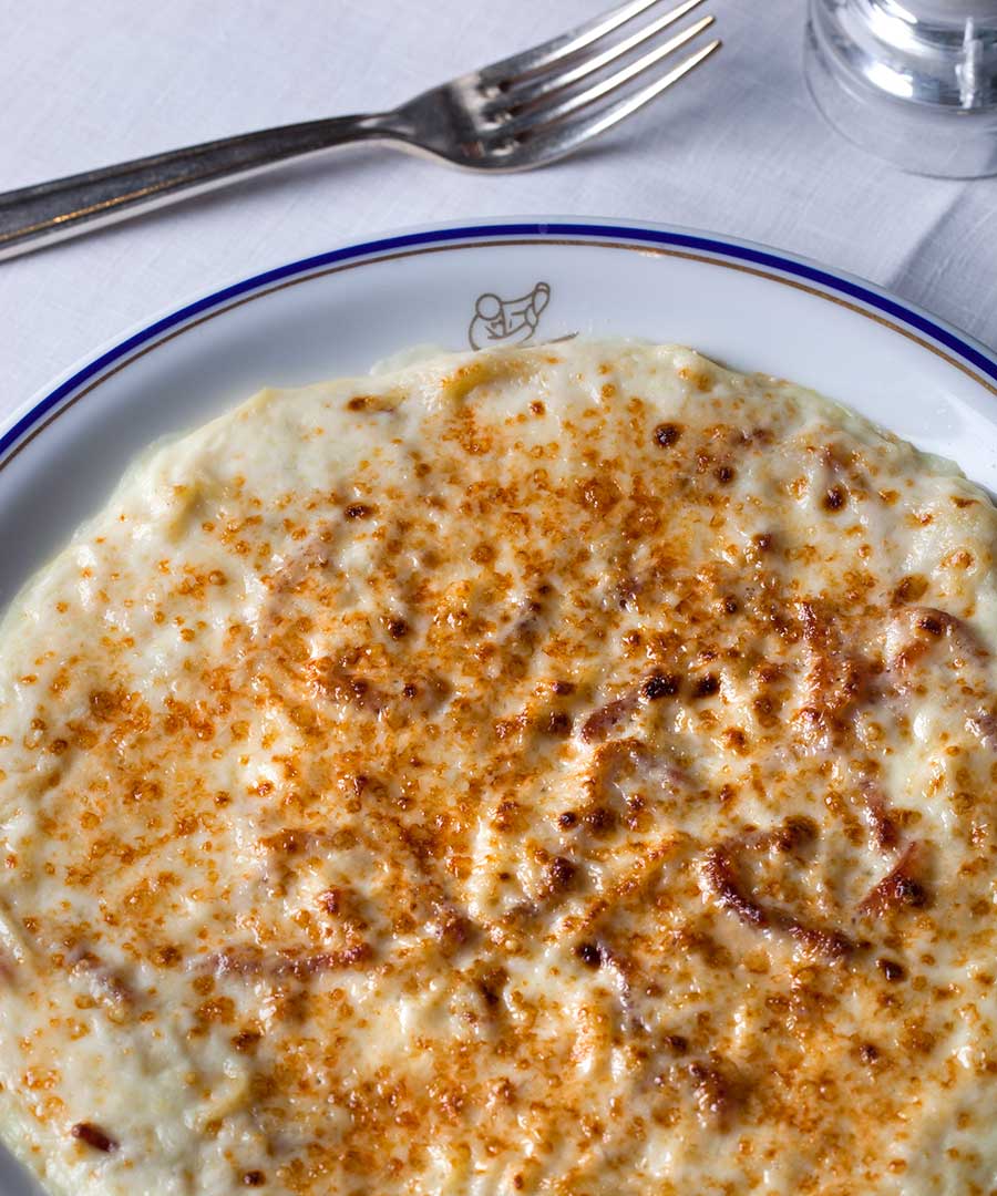 Tagliolini Gratinati al Prosciutto (Tagliolini Gratinate with Ham) | Socilink