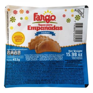 Fargo Tapa Empanada Oven Dough 12cm 16un 453g