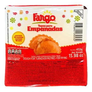 Fargo Tapa Empanada Deep Fry Dough 12cm 16un 453g