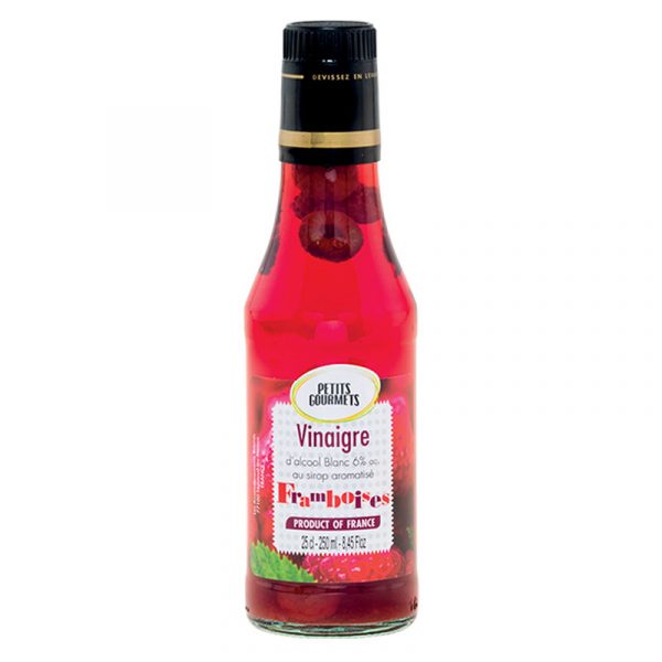 Petit Gourmets White alcohol vinegar with raspberry 250ml