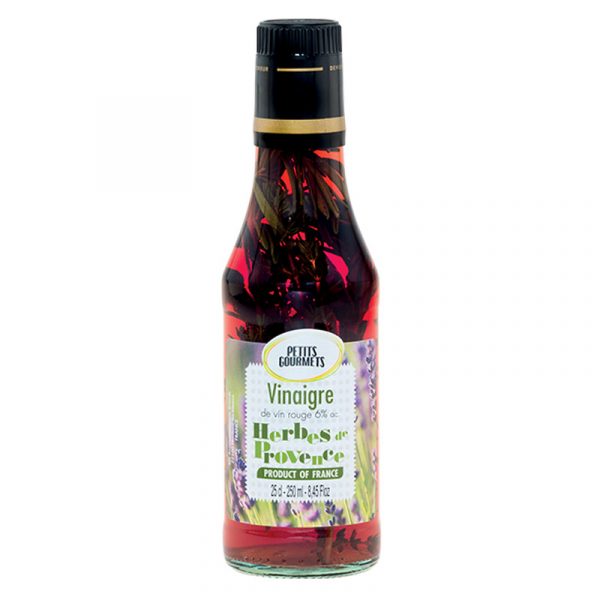 Petit Gourmets Red wine vinegar with provence herbs 250ml