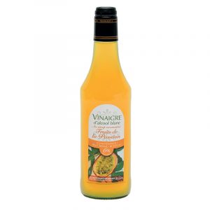 Les Assaisonnements Briards White alcohol vinegar with passion fruit 500ml