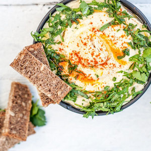 Chickpea Hummus with Honey Mustard | Socilink