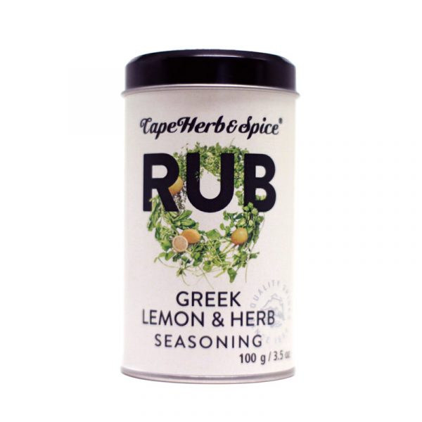 Tempero para Marinadas Grego de Limão e Ervas Aromáticas Cape Herb & Spice 100g