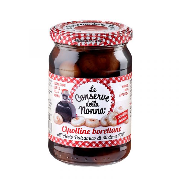 Le Conserve della Nonna Borettane Onions in Modena PGI Balsamic Vinegar 290g