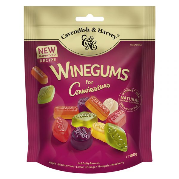 Cavendish & Harvey Winegums "for Connoisseurs"  180g