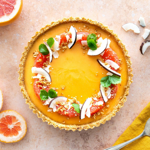 Grapefruit Tart with Cantuccini base | Socilink