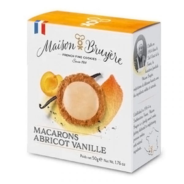 Macarons de Baunilha e Alperce Maison Bruyère 50g