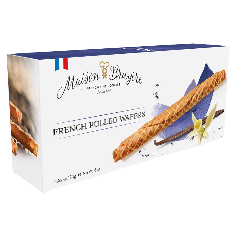 Wafers Bruyère Rolled French 170g Maison