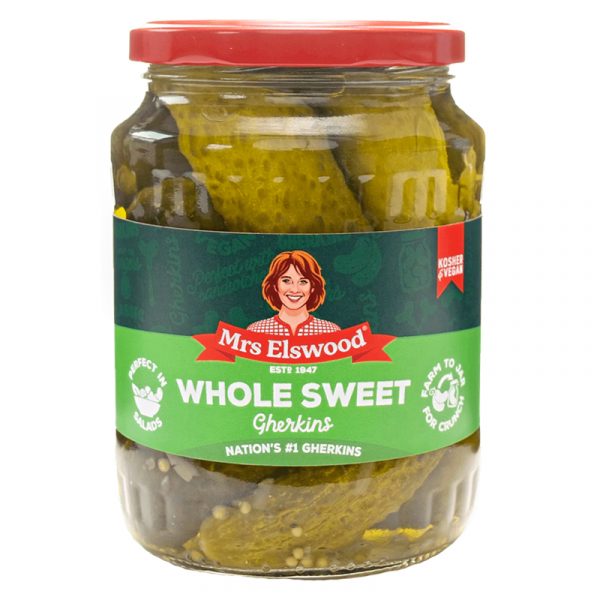 Mrs Elswood Whole Sweet Cucumbers 670g