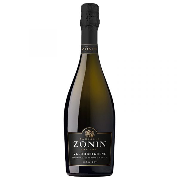 Zonin Prosecco Superiore Valdobbiadene Extra Dry DOCG Sparkling Wine 750ml