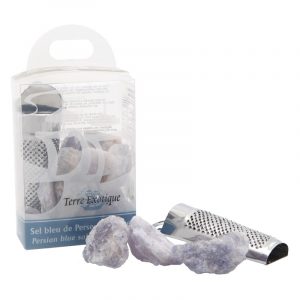 Terre Exotique Blue Salt and Grater 400g