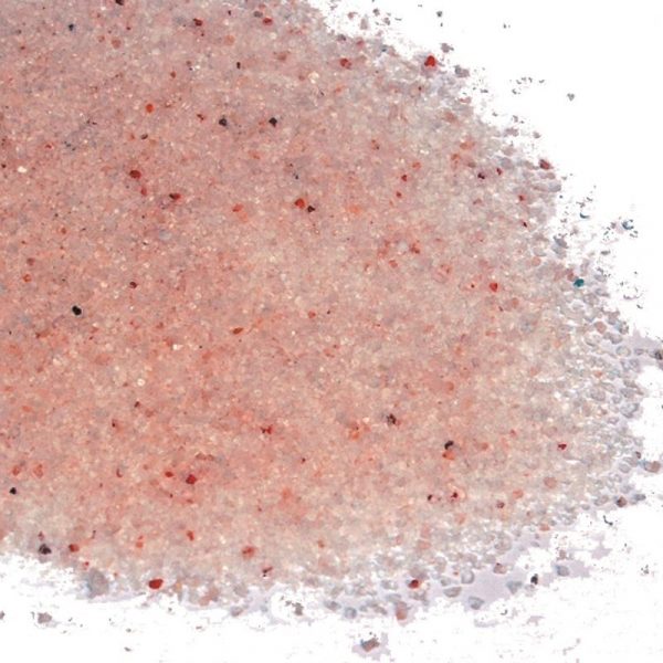 potassium and iron. The variety of pink and red tones depend on the quality of the minerals that it contains.