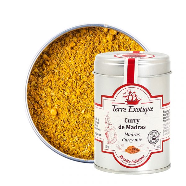 Caril de Madras da Índia Terre Exotique 60g