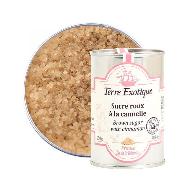 Terre Exotique Reunion Island Brown Sugar with Cinnamon 280g