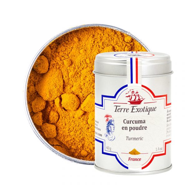 Curcuma em Pó da França Terre Exotique 40g