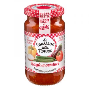 Le Conserve della Nonna Vegetarian Ragú of Vegetables 190g