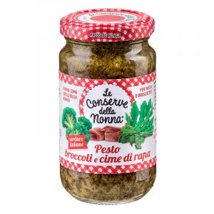 Pesto de Brócolos e Nabiças Le Conserve della Nonna 190g