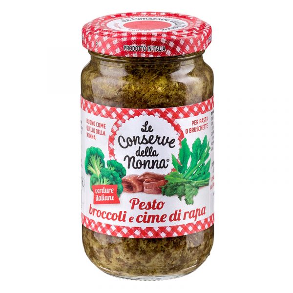 Pesto de Brócolos e Nabiças Le Conserve della Nonna 190g