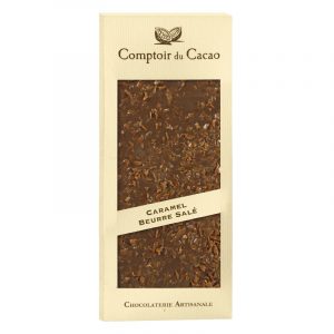 Tablete de Chocolate de Leite com Caramelo Manteiga Salgada Comptoir du Cacao 90g