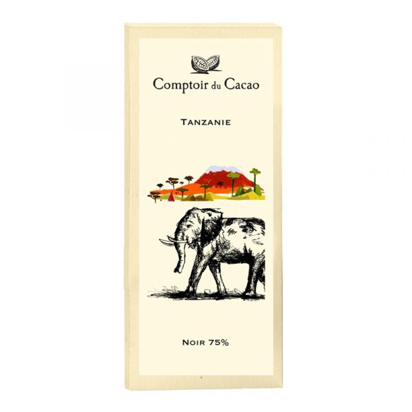 Comptoir du Cacao Tanzanie Dark 75% Chocolate Tablet 80g