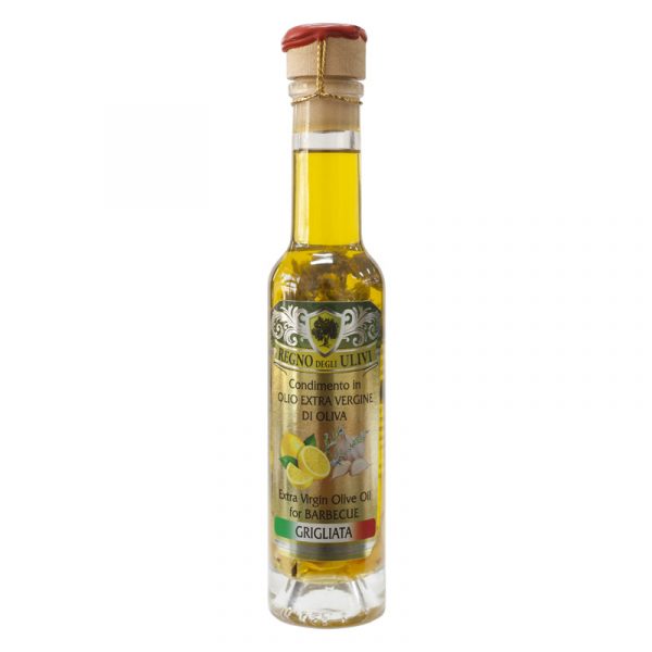 Regno degli Ulivi Extra Virgin Olive Oil for Barbecue Grigliata 100ml