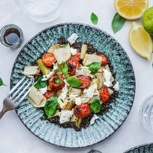 Black quinoa salad with Mediterranean flavours | Socilink