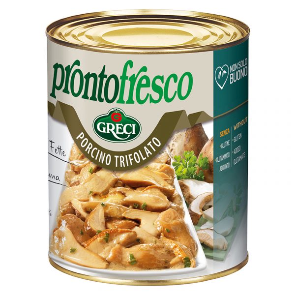 Cogumelos Fatiados Salteados Porcini Trifolato Pronto Fresco 800g
