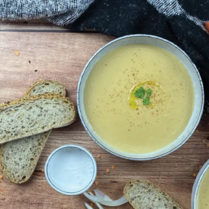 Red lentil velouté with coconut milk and ginger | Socilink