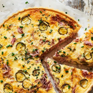 Ham and cucumber quiche | Socilink