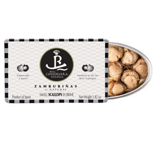 Real Conservera Española Scallops in Brine from Galician Estuaries 80g