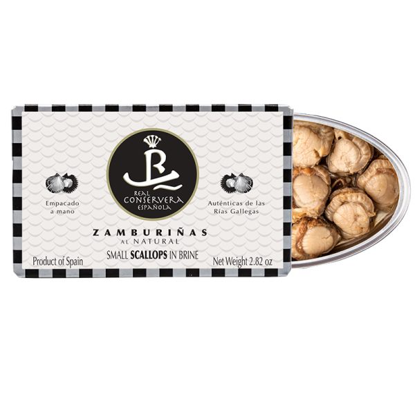 Real Conservera Española Scallops in Brine from Galician Estuaries 80g