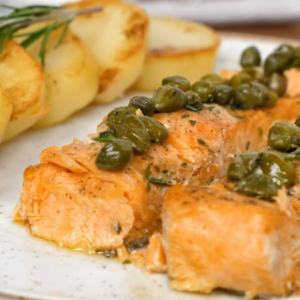 Salmon with caper sauce | Socilink