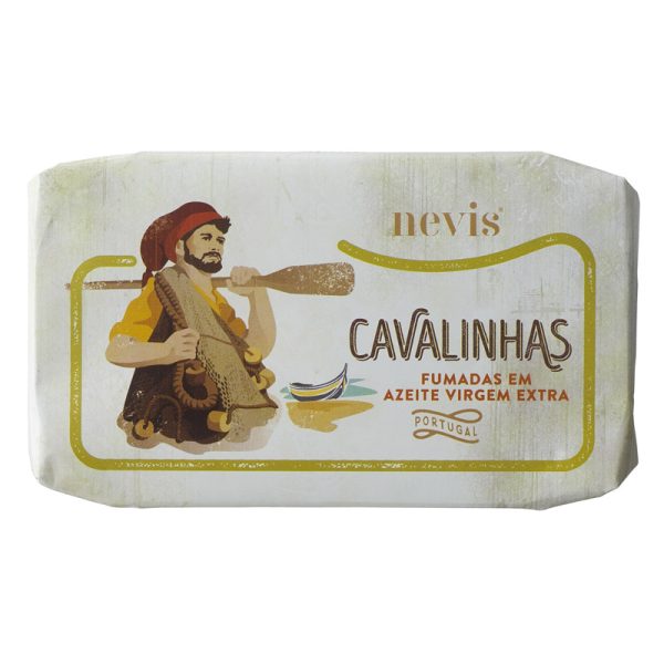 Cavalinhas Fumadas em Azeite Virgem Extra Nevis 120g