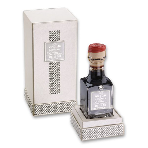 Condimento Balsâmico Riserva 15 Anos em Gift Box com 726 Cristais Swarovski Leonardi 100ml