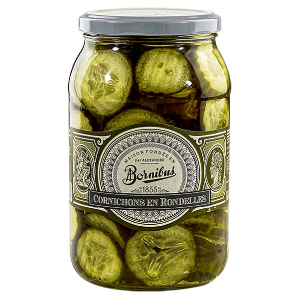 Bornibus Sliced Cornichons 900g