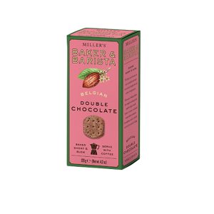 Biscoitos Double Chocolate Millers Baker & Barista Artisan Biscuits 120g