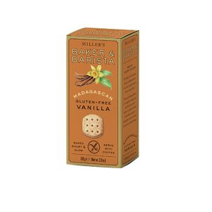 Biscoitos sem Glúten de Baunilha de Madagascar Millers Baker & Barista Artisan Biscuits 110g