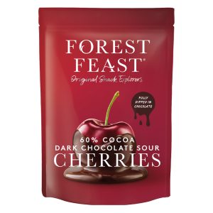 Ginja com Chocolate Preto Belga 60% Forest Feast 120g