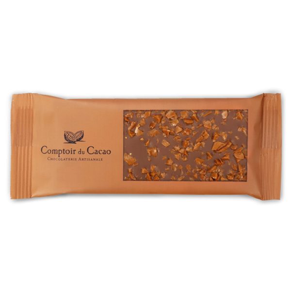 Comptoir du Cacao Milk Chocolate with Caramel and Salted Butter Mini Tablet 40g