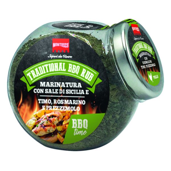 Rub Tradicional  para BBQ em Frasco PET Montosco 155g