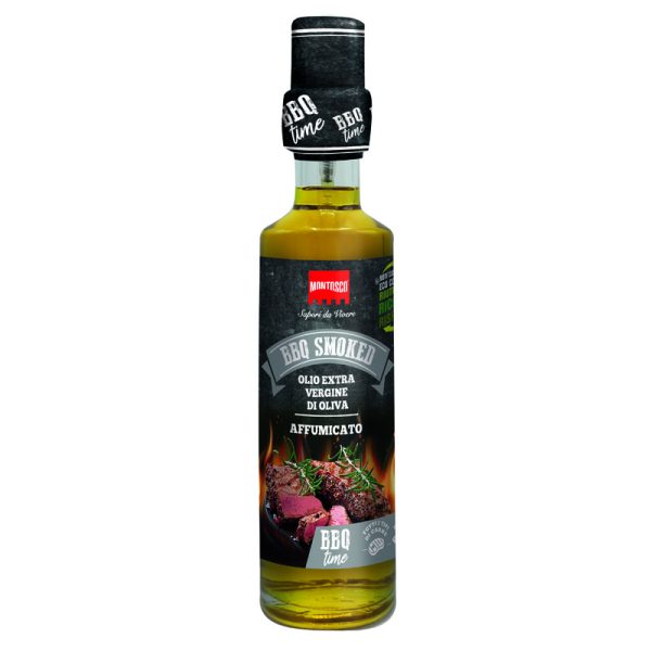 Azeite Virgem Extra Spray BBQ Smoked para BBQ Montosco 125ml