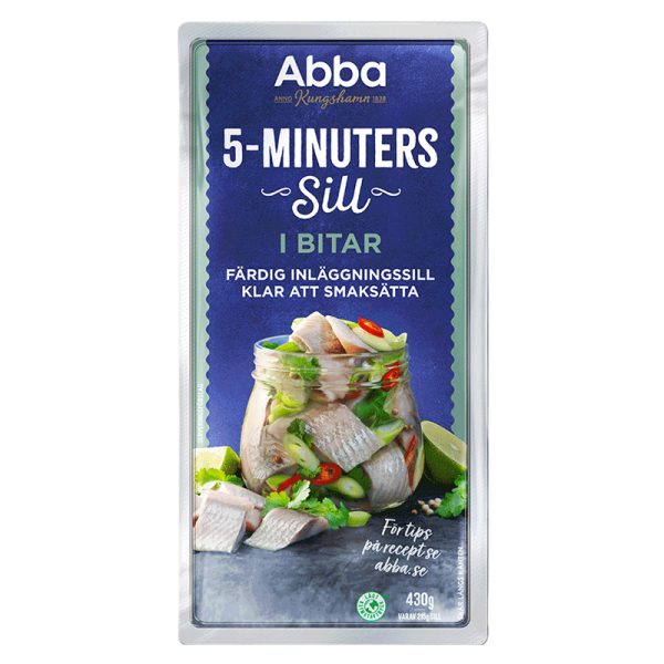 Pedaços de Arenque 5 Minutos Abba Seafood 430g