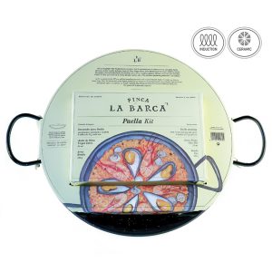 Kit Paella com Paellera para Placa de Indução Finca La Barca 370g
