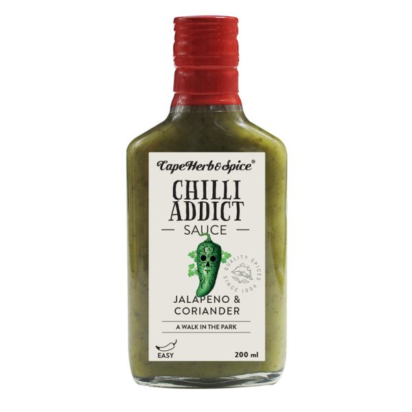 Molho Chilli Addict Jalapeno & Coentros Cape Herb & Spice 200ml