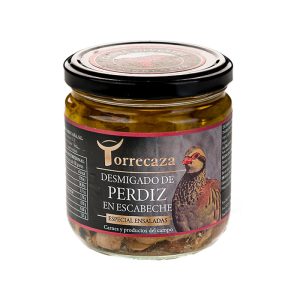 Perdiz-vermelha Desfiada em Escabeche Torrecaza 280g